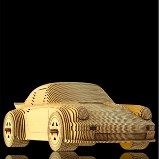 3D Пазл картонний конструктор Порше 911 Porshe 911 119дет Cartonic
