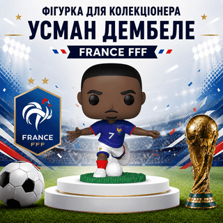 Колекційна вінілова фігурка Усман Дембеле 80 Футбол: Франція Funko POP!