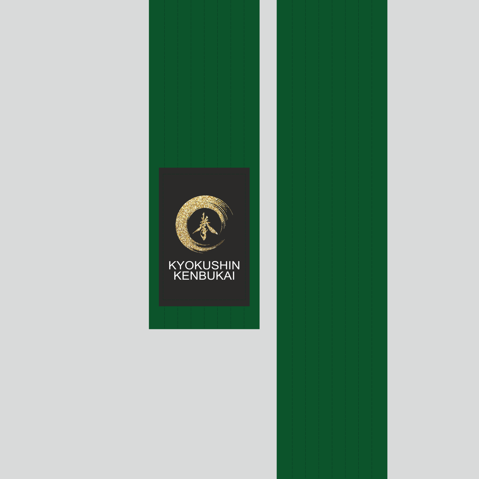 Kimono belt (obi) KENBUKAI GREEN