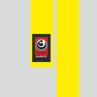 Kimono belt (obi) WKO YELLOW