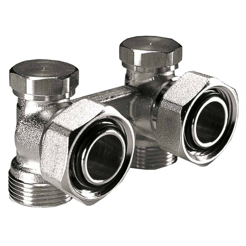 500848 Вузол для підключення радіатора Vekolux-ivar для двотрубної системи IVAR DS 346 - EK x 3/4"F;